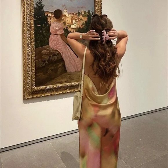 Zara Tie Dye Slip Dress - Picture 12 of 16